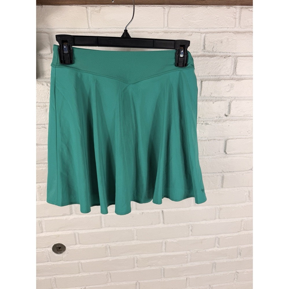 Golf Bad Birdie XS Green Flared Skort Built In Shorts Pocket Tennis Pickleball